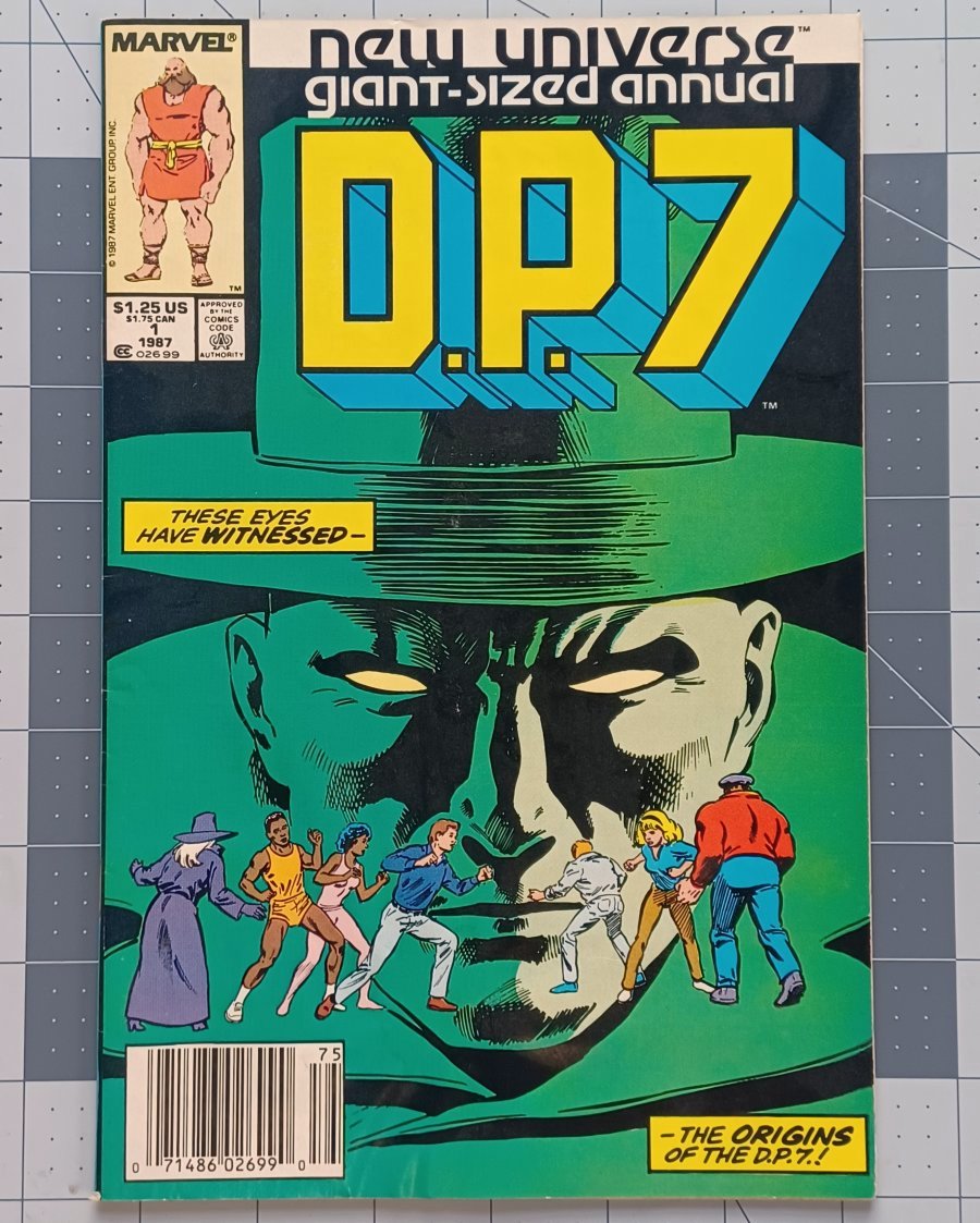 D.P.7 Annual #1 (1987) - Marvel Comics (New Universe)