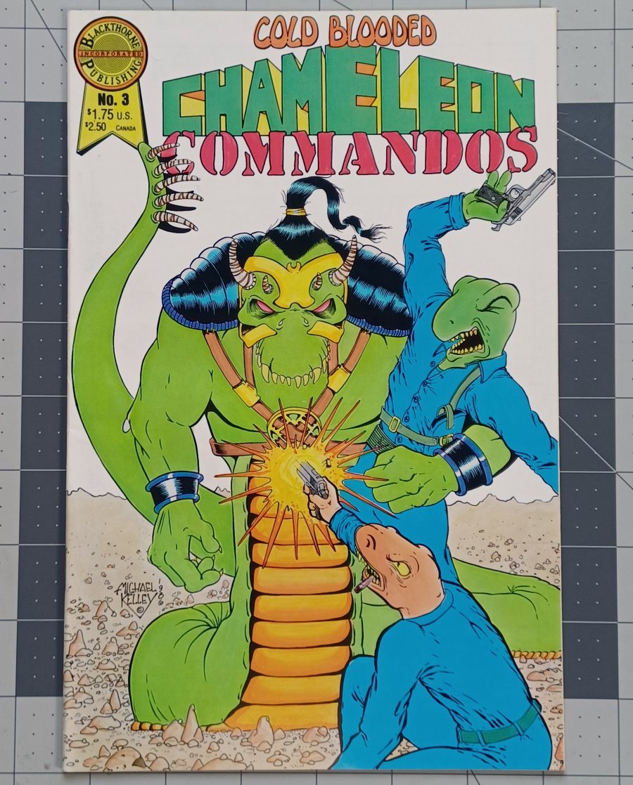 Cold Blooded Chameleon Commandos #3 (1986) - Blackthorne Publishing