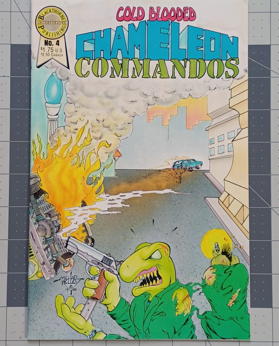 Cold Blooded Chameleon Commandos #4 (1986) - Blackthorne Publishing
