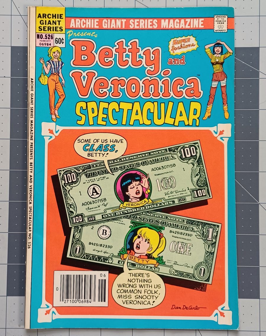 Betty and Veronica Spectacular #526 (1982) - Archie Comics (Archie Giant Series)