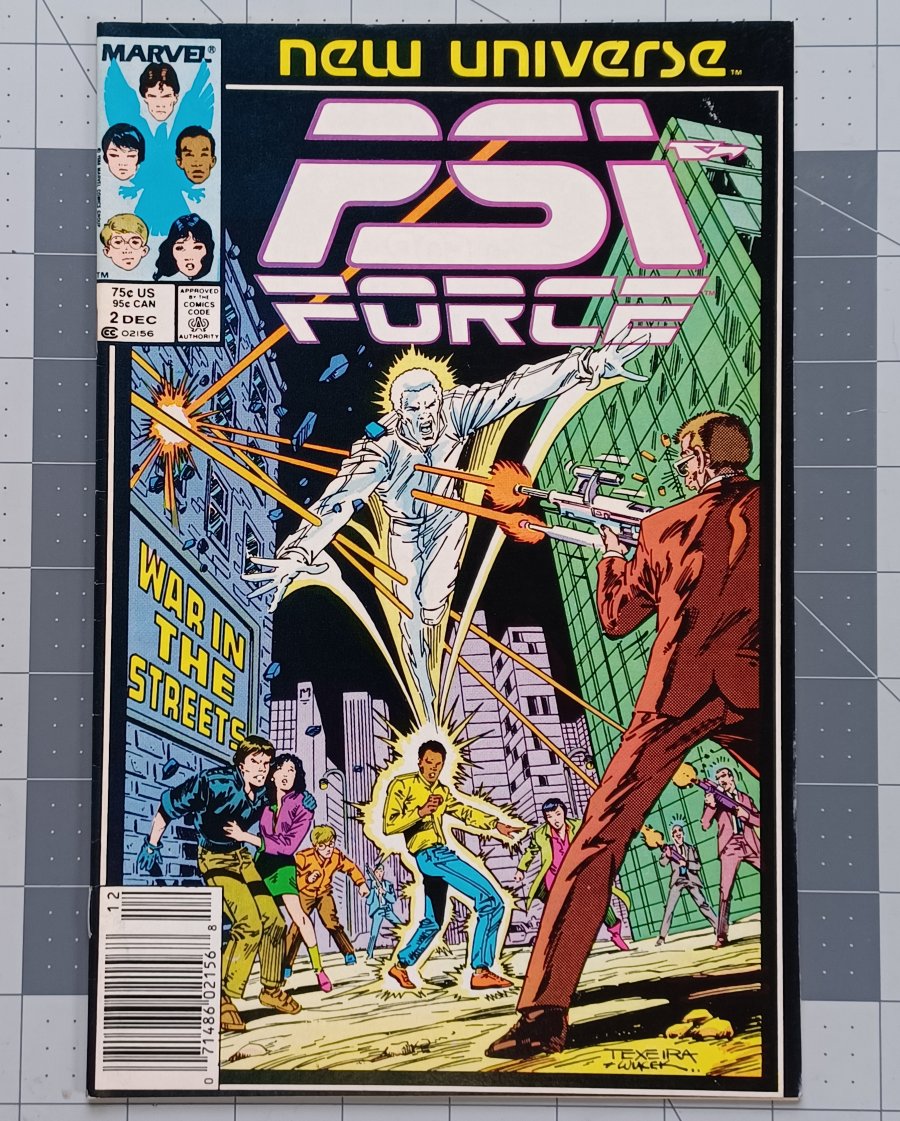 Psi-Force #2 (1986) - Marvel Comics (New Universe)