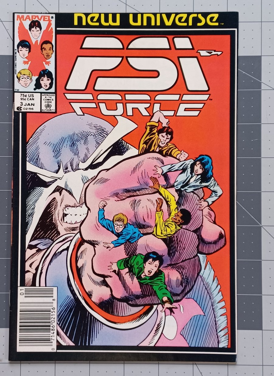 Psi-Force #3 (1987) - Marvel Comics (New Universe)