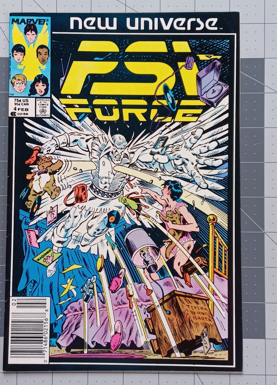 Psi-Force #4 (1987) - Marvel Comics (New Universe)