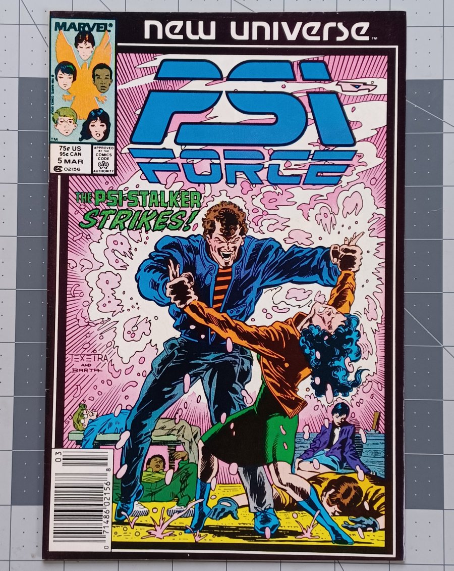 Psi-Force #5 (1987) - Marvel Comics (New Universe)