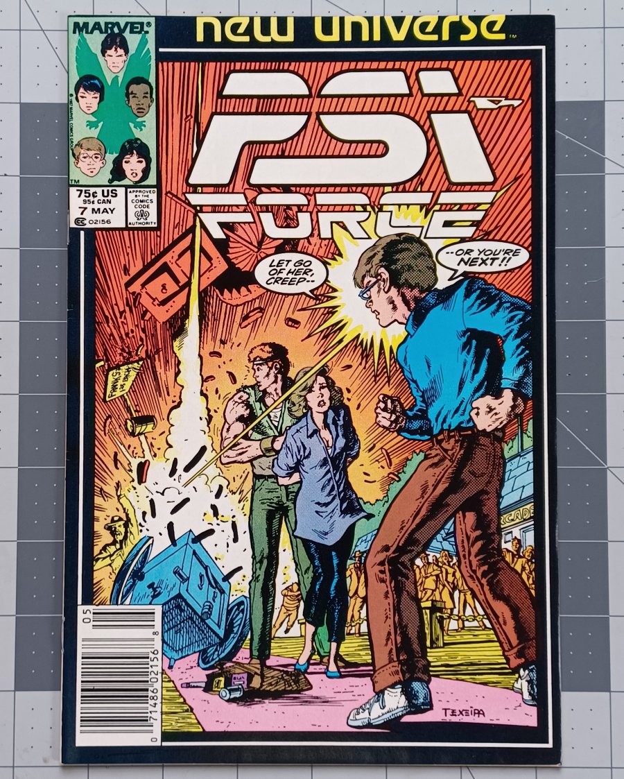 Psi-Force #7 (1987) - Marvel Comics (New Universe)