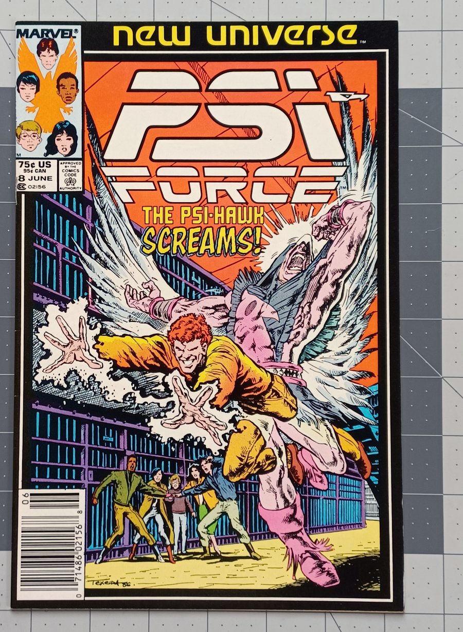 Psi-Force #8 (1987) - Marvel Comics (New Universe)