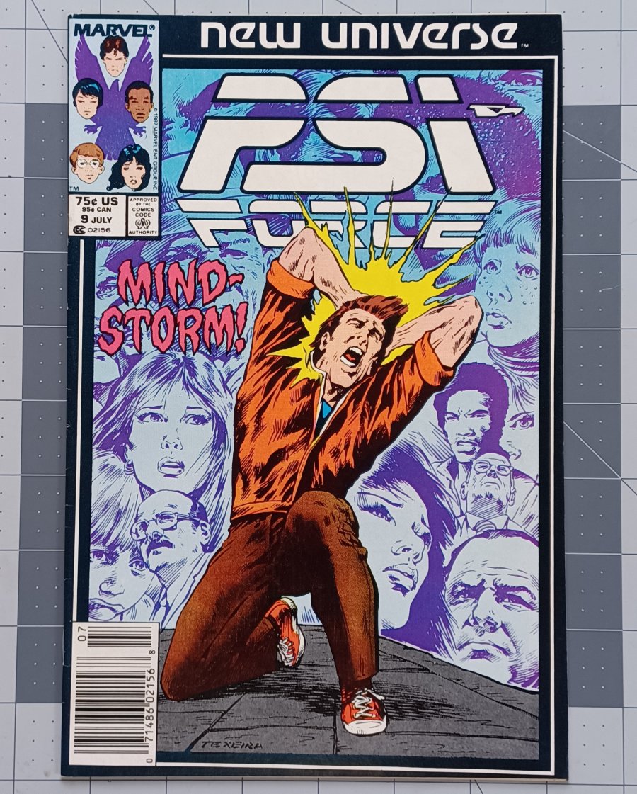 Psi-Force #9 (1987) - Marvel Comics (New Universe)
