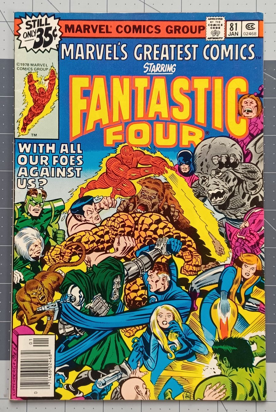Marvel's Greatest Comics #81 (1979) - Marvel Comics (Fantastic Four reprint)