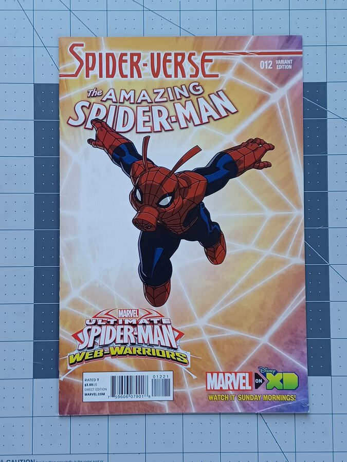The Amazing Spider-Man #12 (2015) - Marvel Comics - Spider-Verse / Marvel on Disney XD Variant