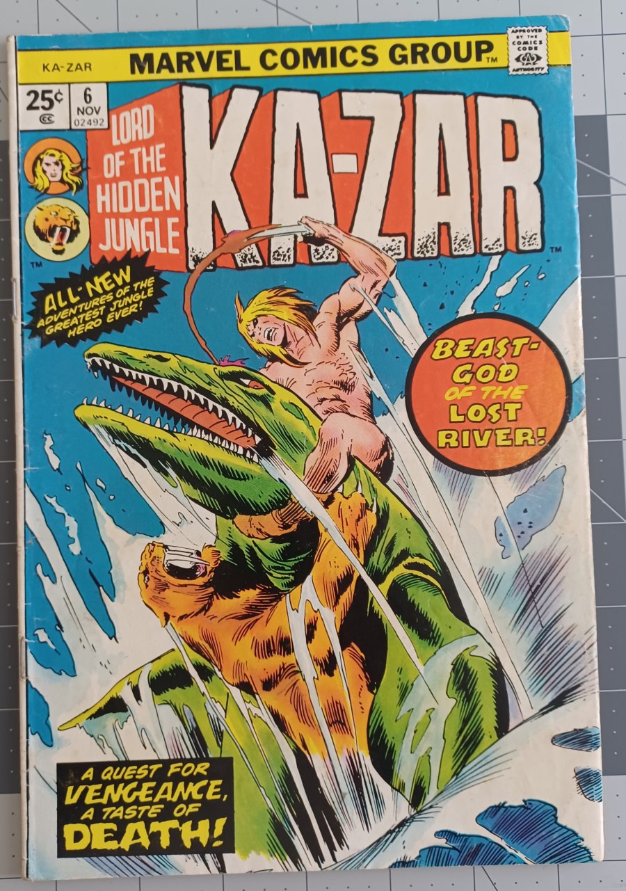 Ka-Zar #2 (1970) - Marvel Comics