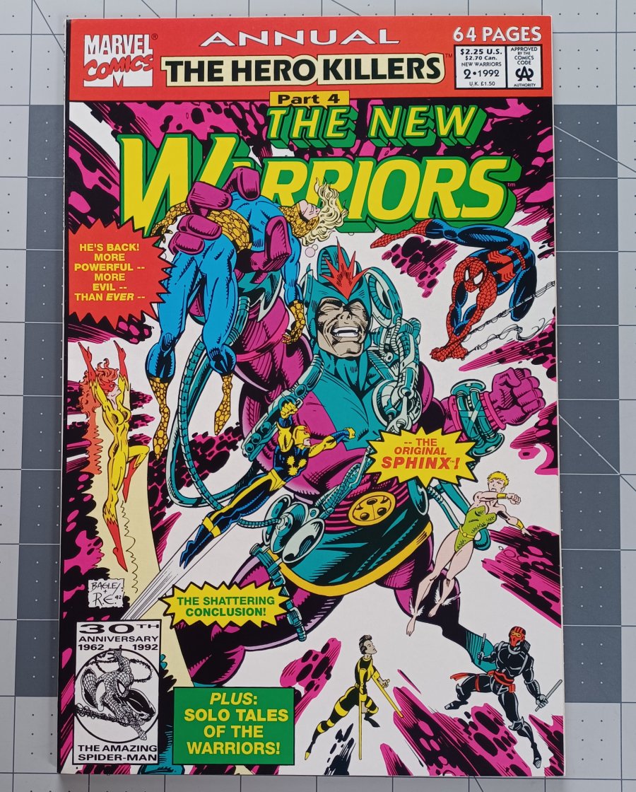 The New Warriors Annual #2 (1992) - Marvel Comics